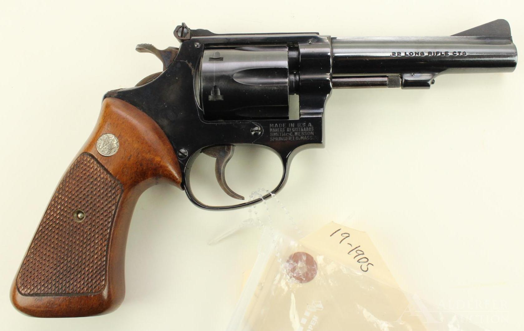 Smith & Wesson 34-1 double action revolver.