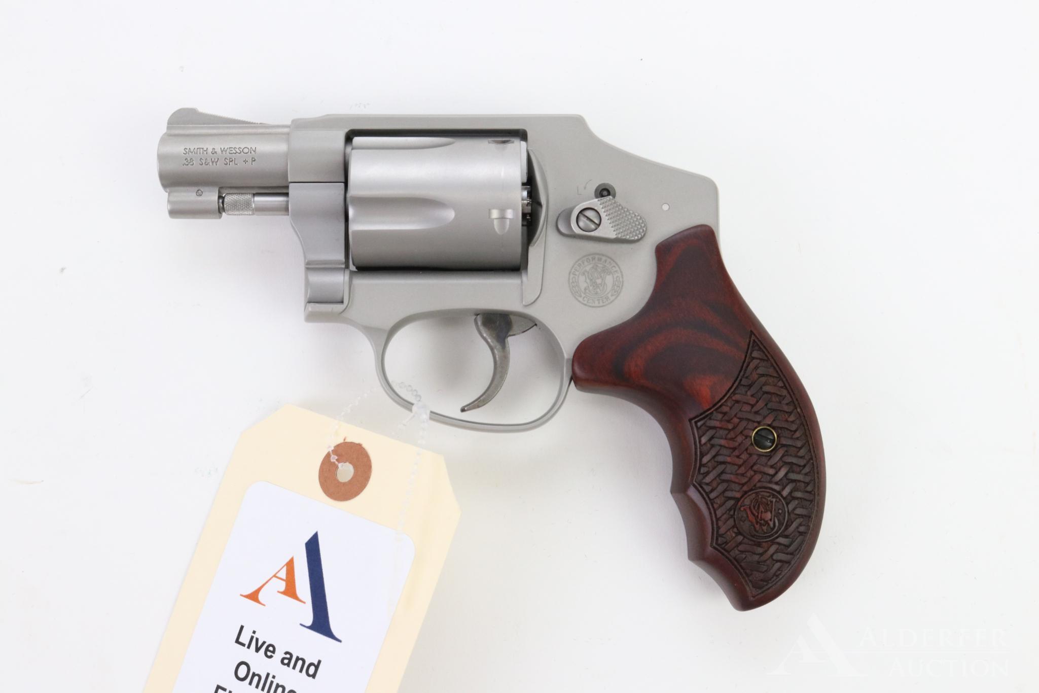 Smith & Wesson 642-2 Performance Center double action revolver.