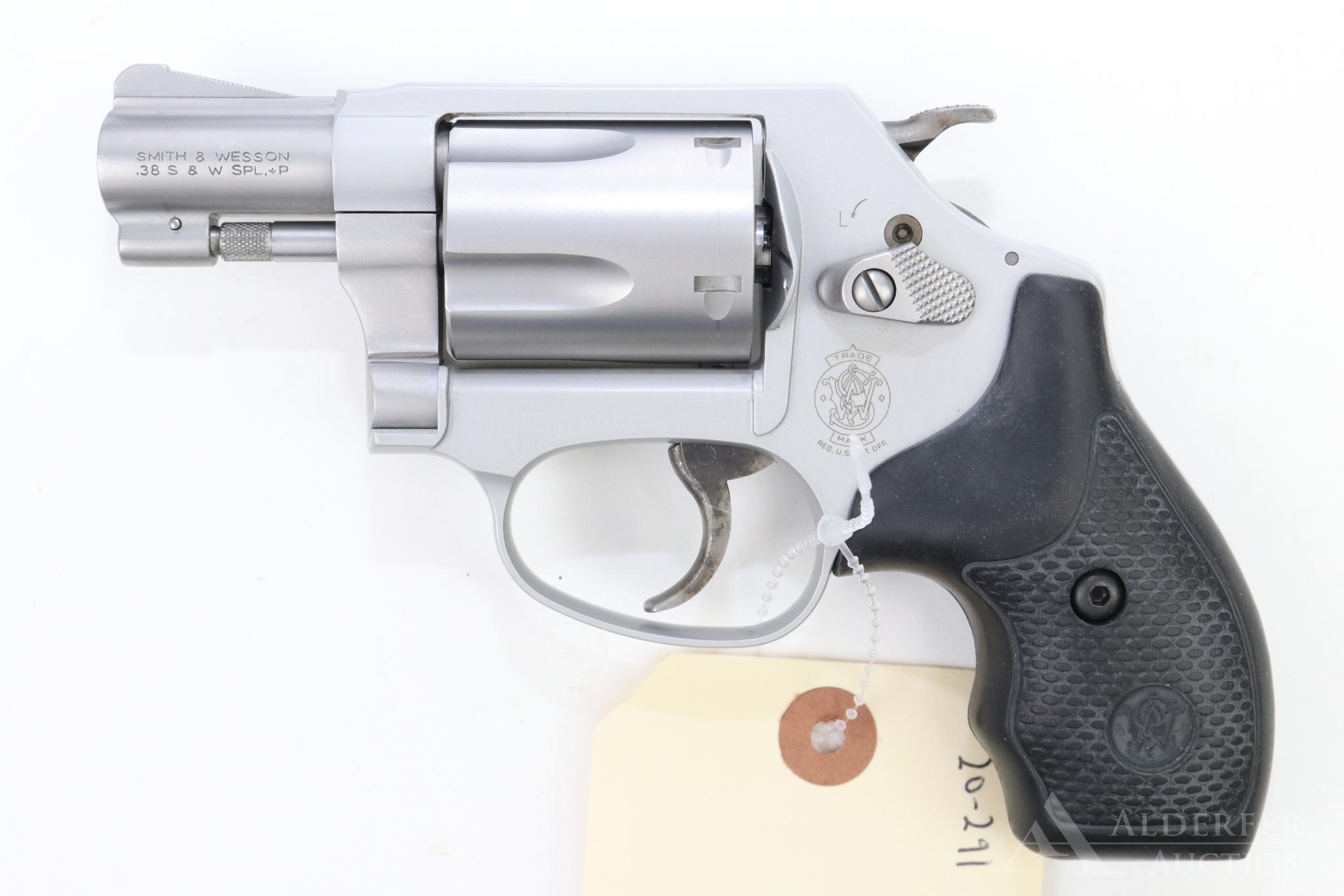 Smith & Wesson 637-2 Airweight double action revolver.