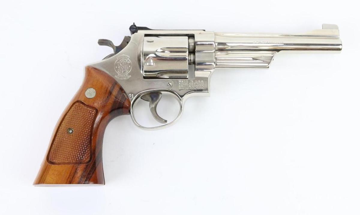 Smith & Wesson 27-2 double action revolver.