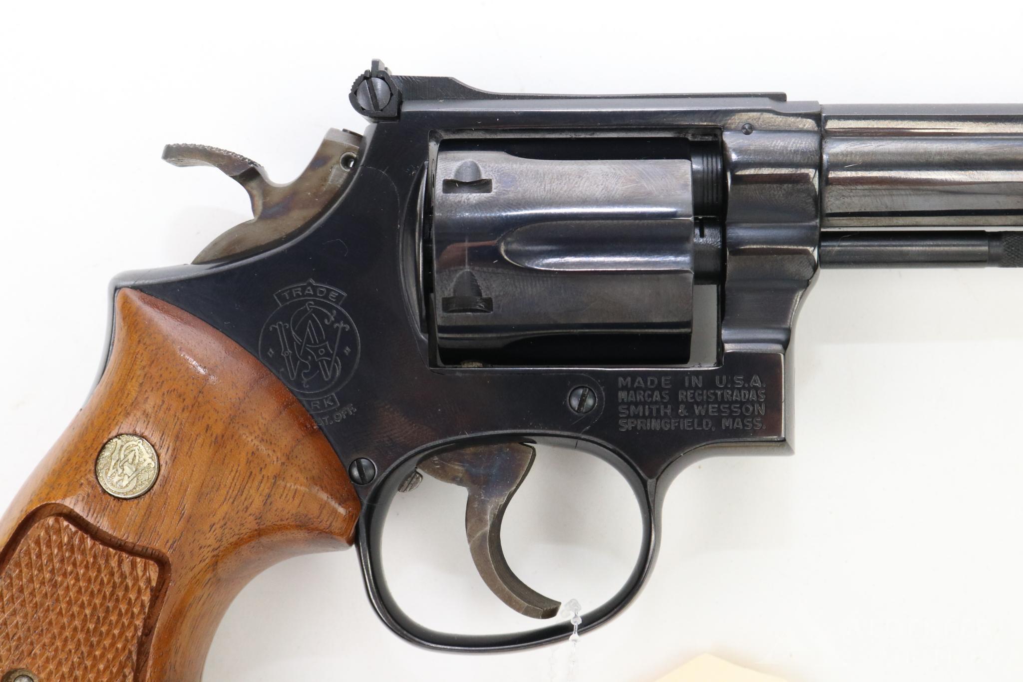 Smith & Wesson 14-3 single action revolver.