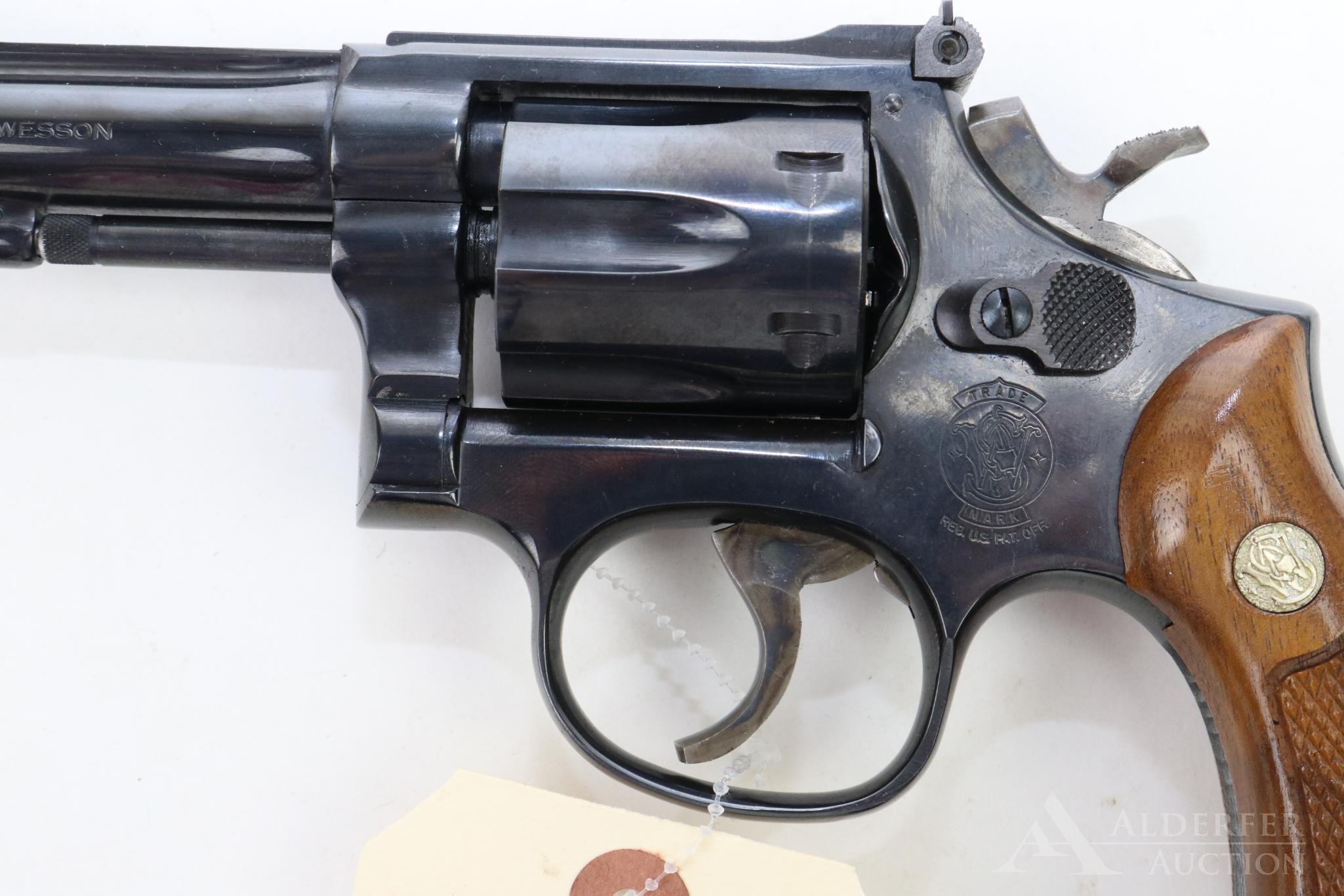Smith & Wesson 48-4 double action revolver.