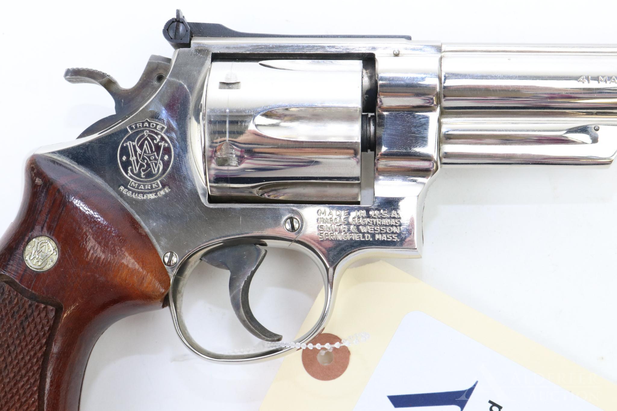 Smith & Wesson 57 double action revolver.