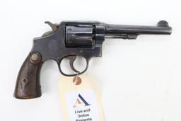 Smith & Wesson Hand Ejector double action revolver.