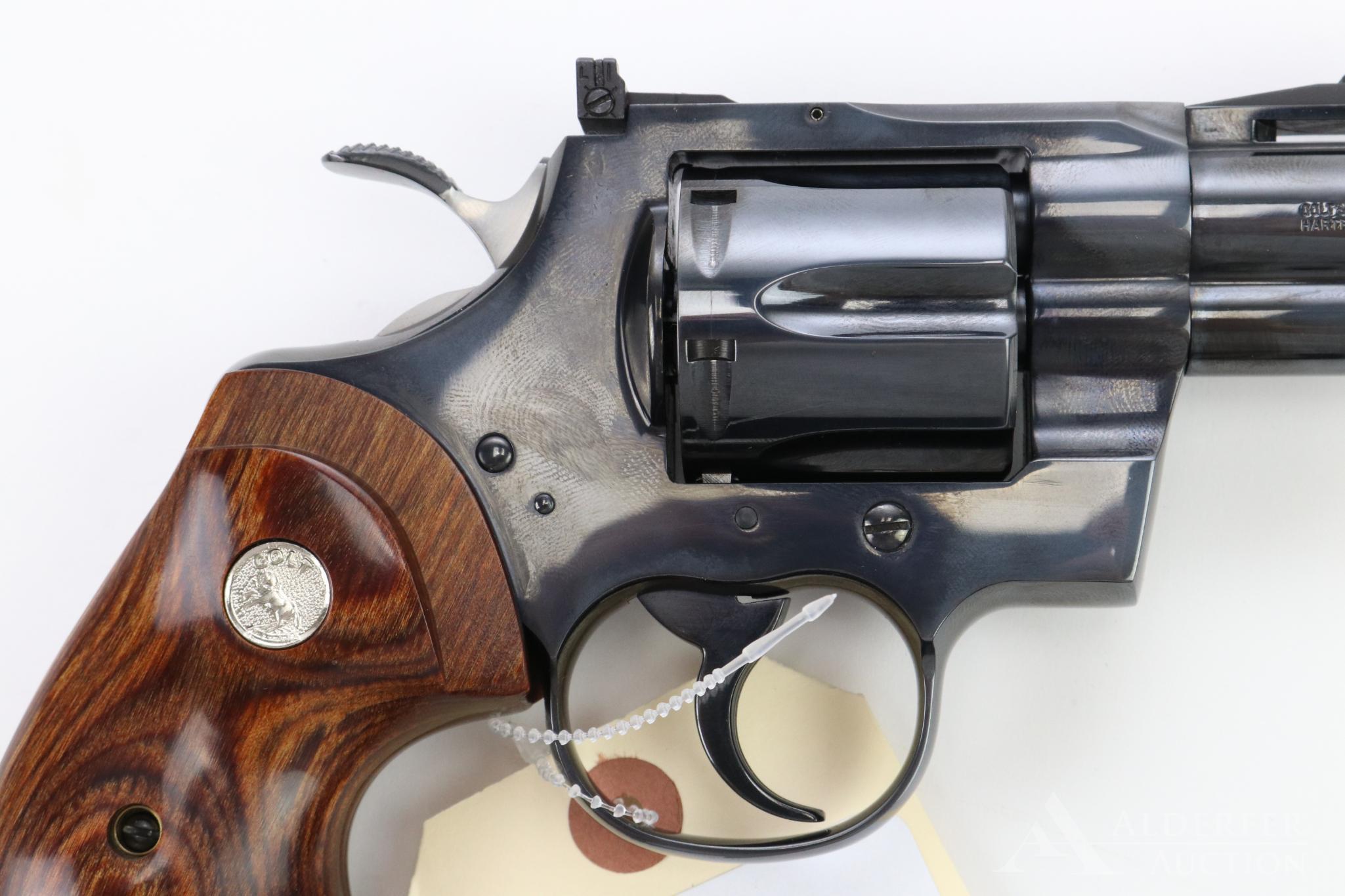 Colt Python custom shop double action revolver.