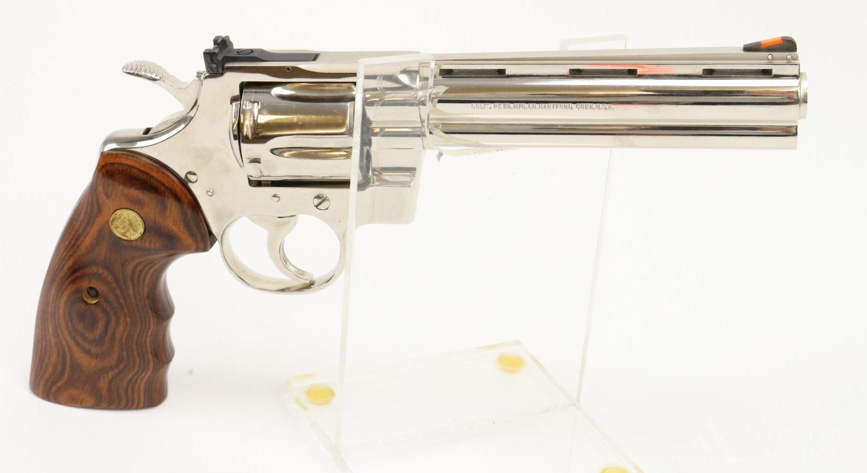 Colt Python custom shop double action revolver.