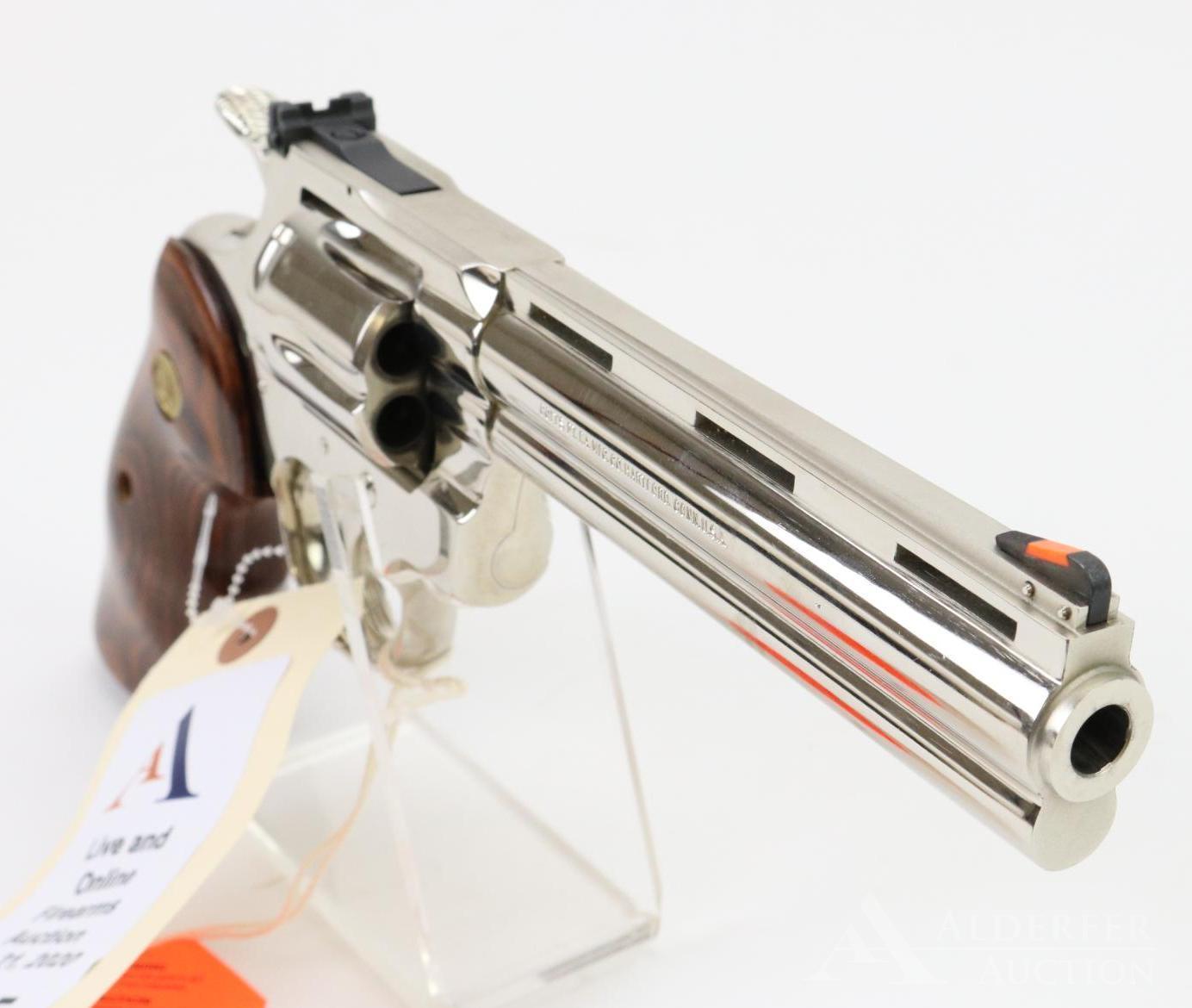 Colt Python custom shop double action revolver.