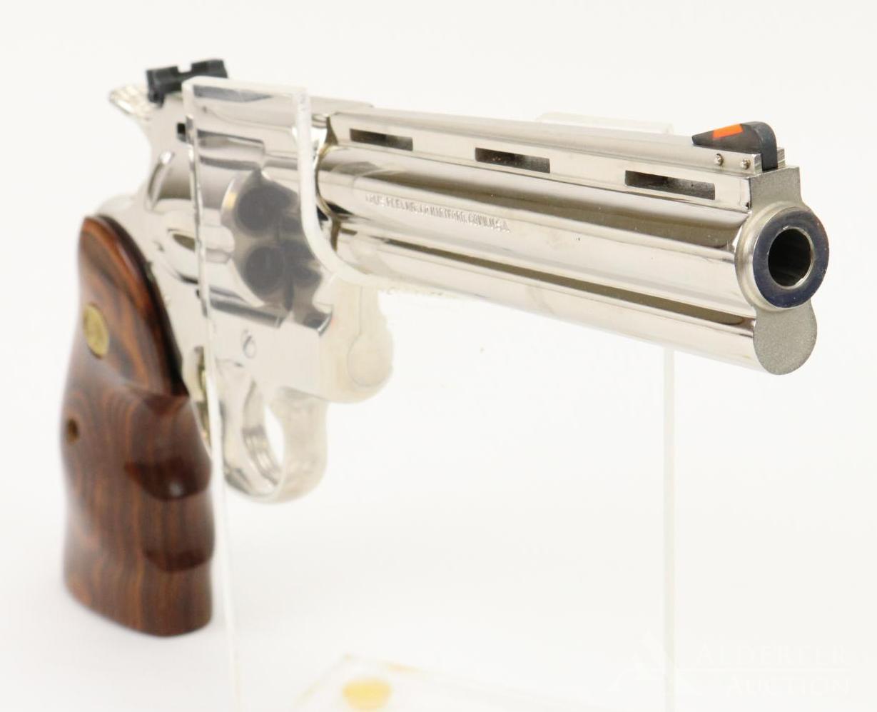 Colt Python custom shop double action revolver.