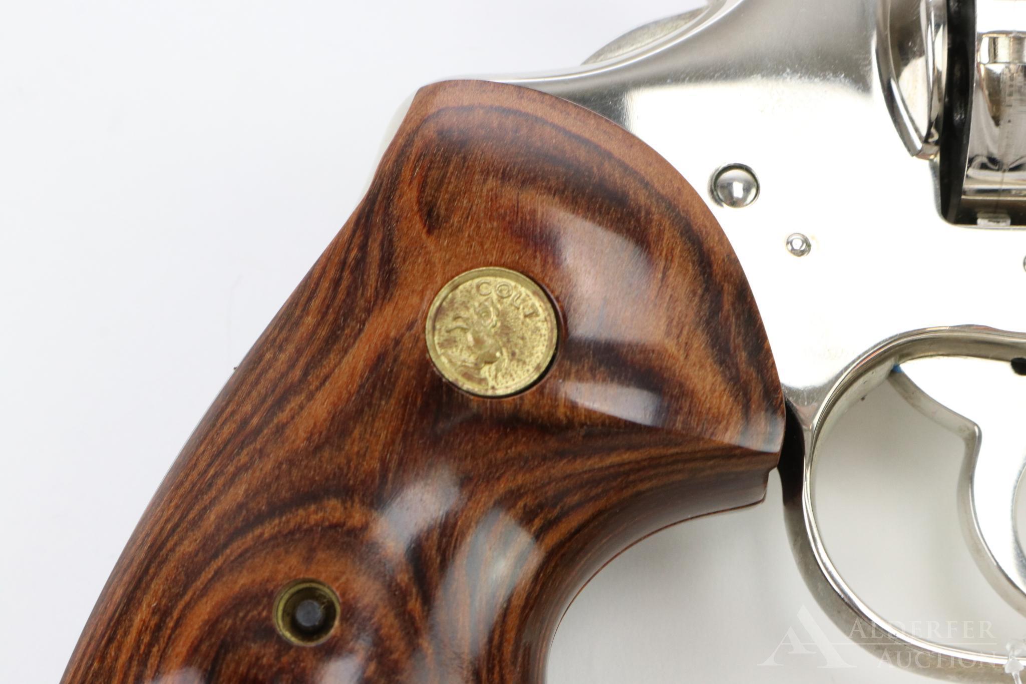Colt Python custom shop double action revolver.
