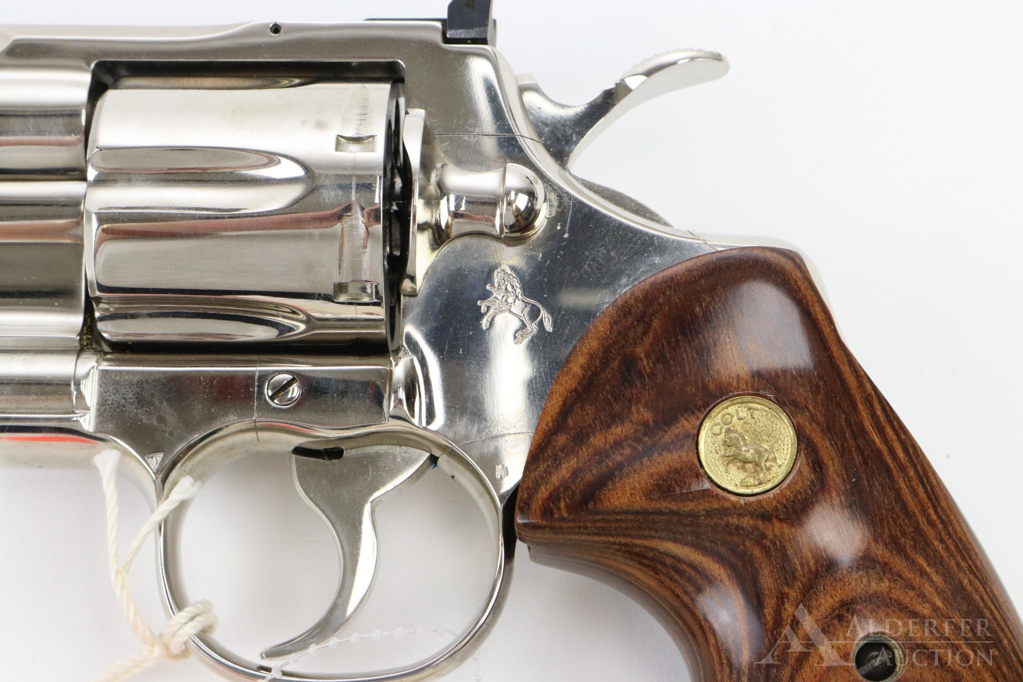 Colt Python custom shop double action revolver.