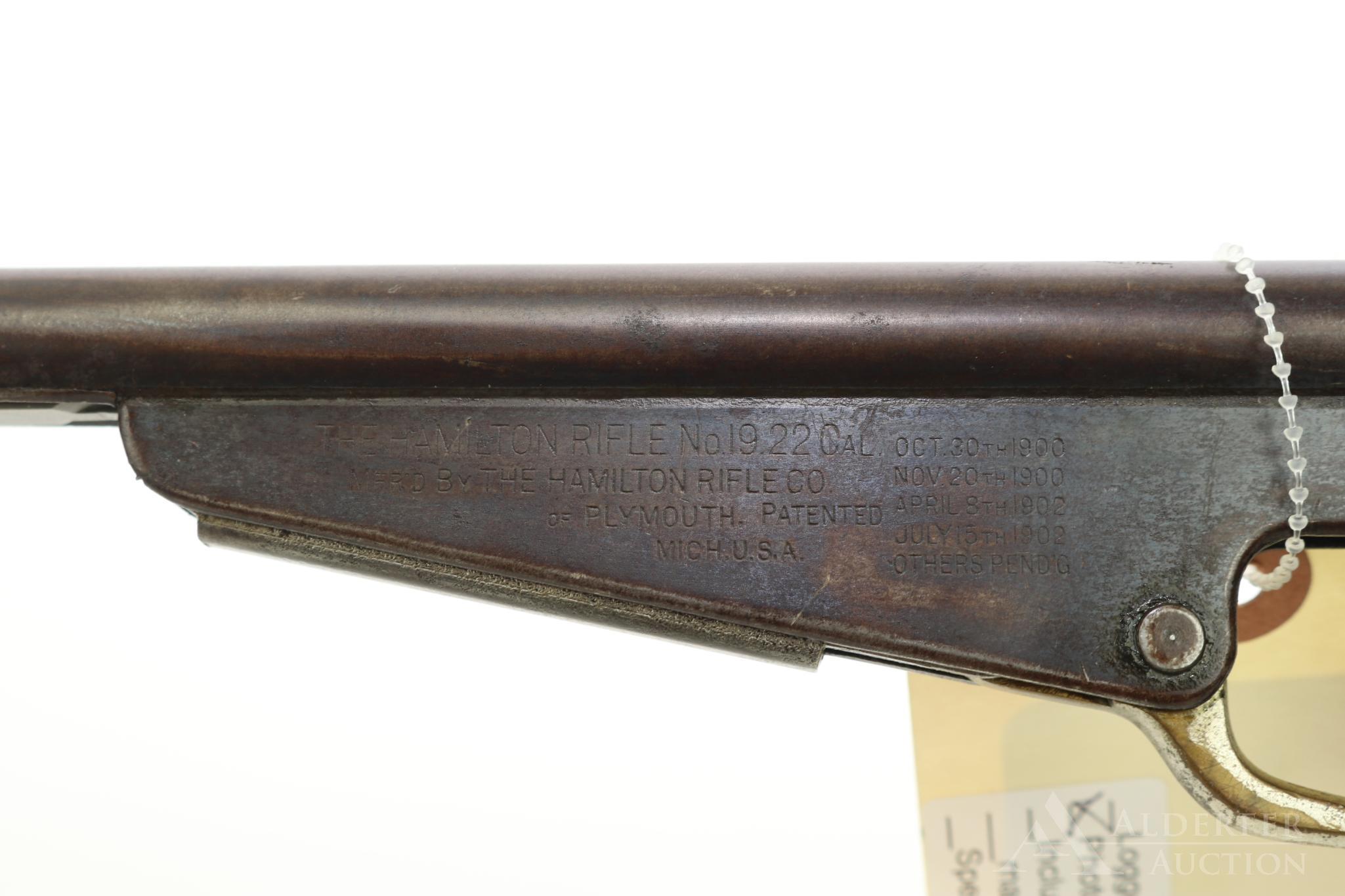 Hamilton Model 19 single shot boys rifle.