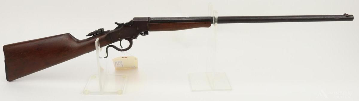 J. Stevens A&T Co. 1894 Ideal single shot falling block rifle.