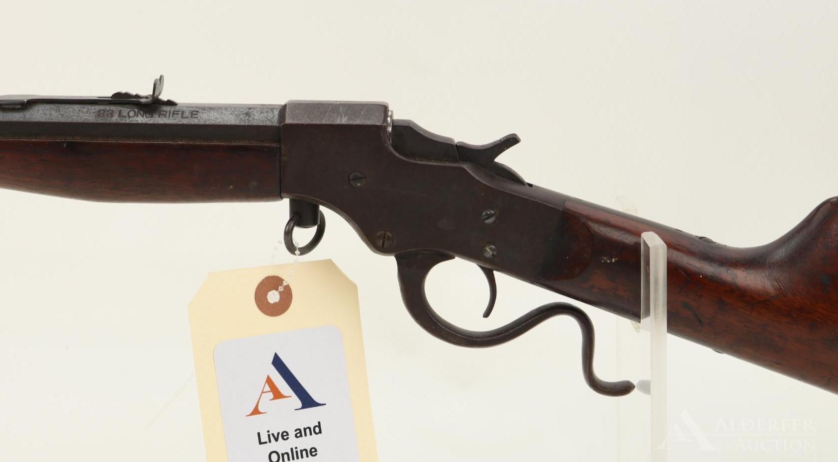 J. Stevens A&T Co. Favorite single shot falling block rifle.