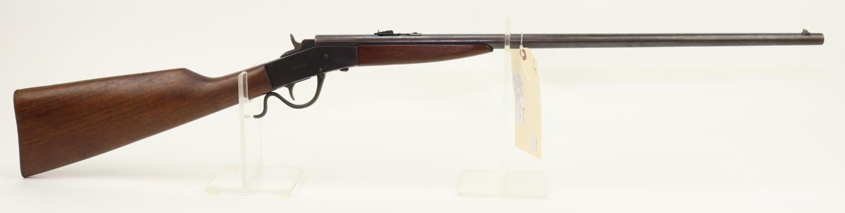 Page-Lewis Model B Sharpshooter single shot falling block rifle.