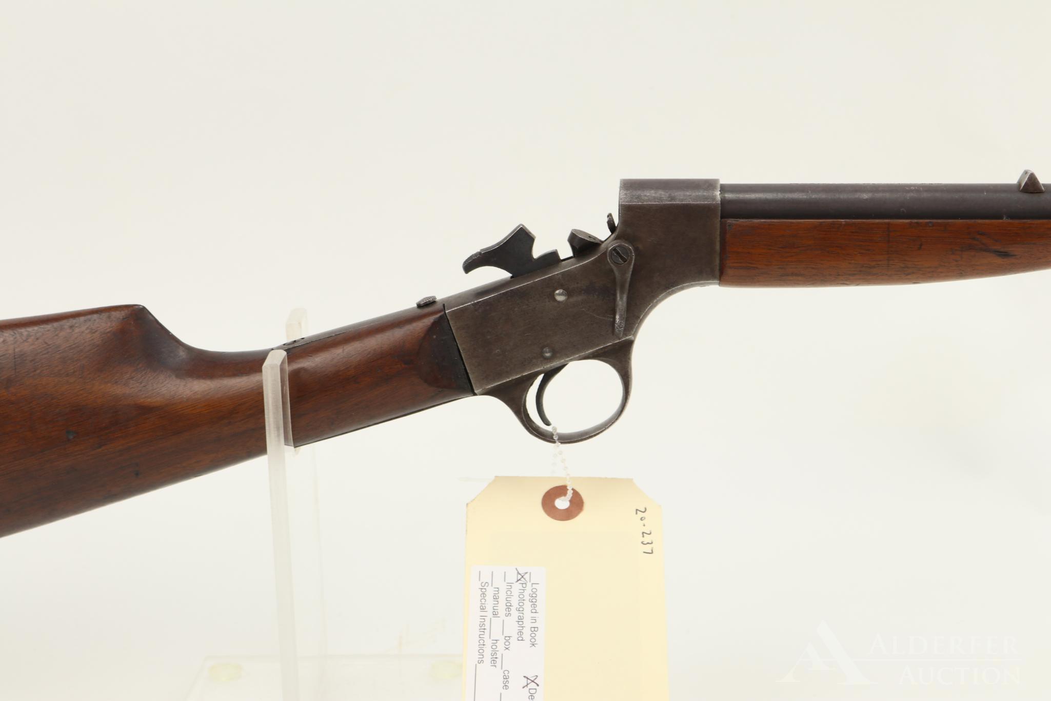 Keystone side lever single shot rifle.