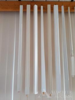 White Painted Spindles
