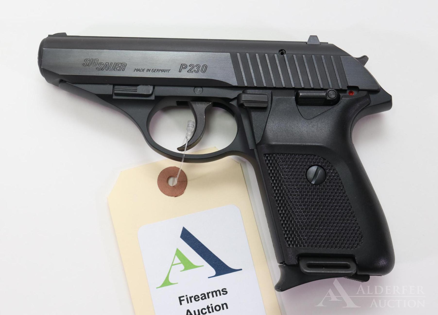 Sig Sauer P230 Semi-Automatic Pistol.