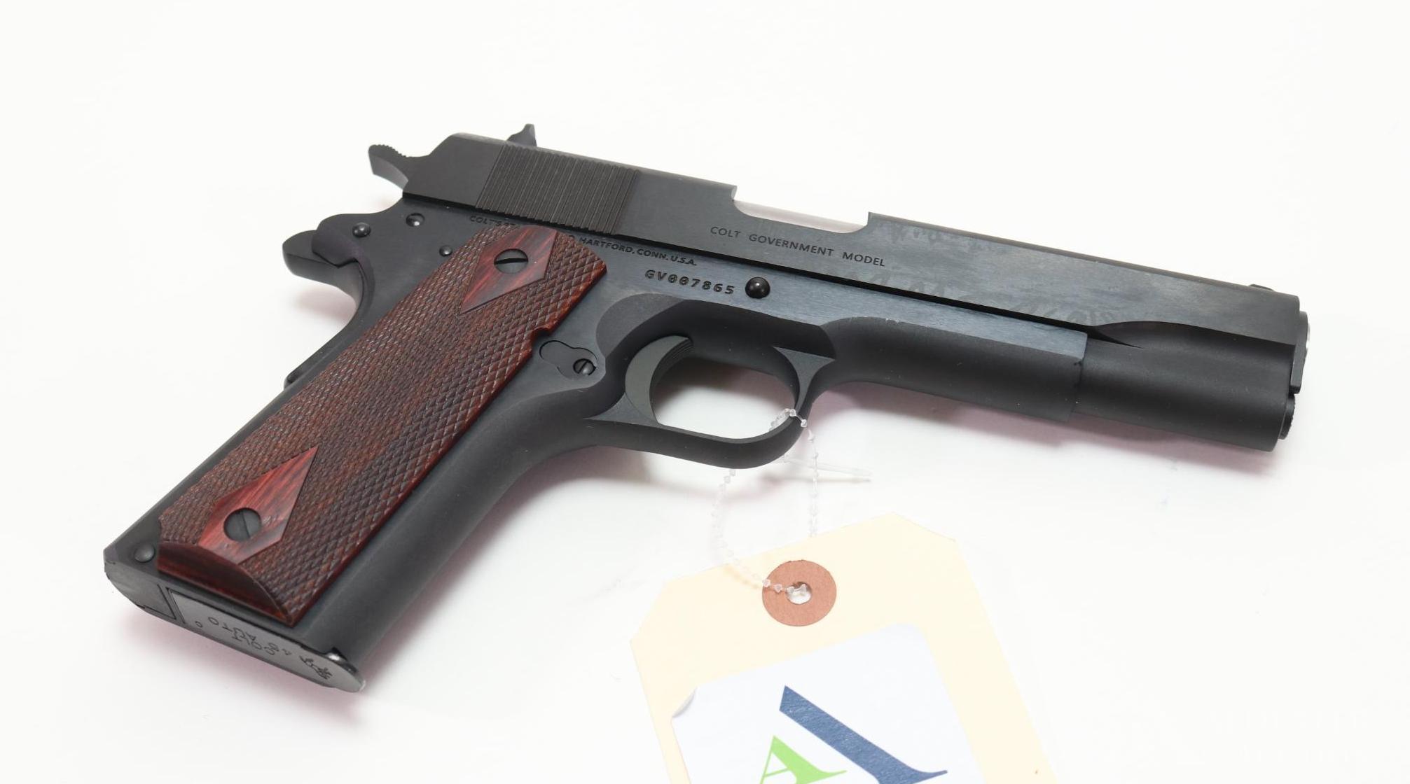 Colt 1911 Government Model National Match Series 70 Semi-Automatic Pistol.