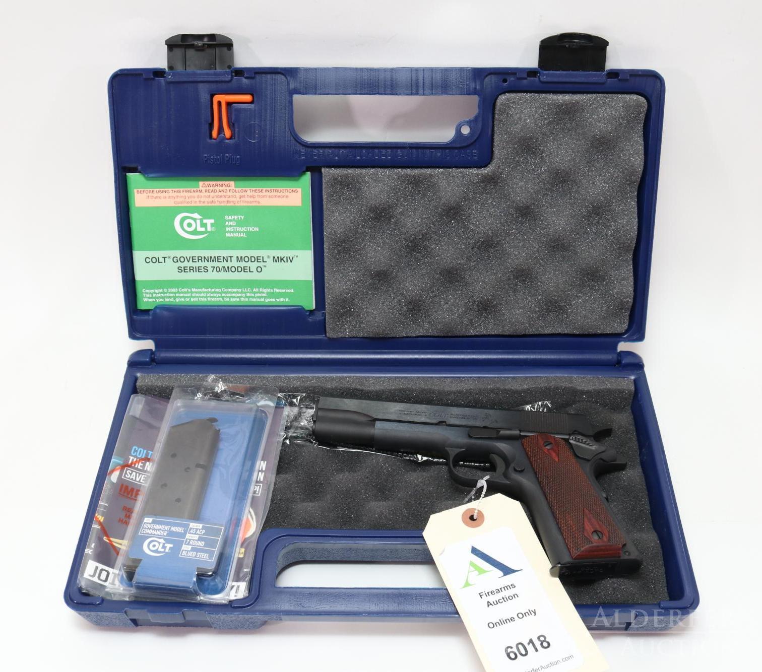 Colt 1911 Government Model National Match Series 70 Semi-Automatic Pistol.