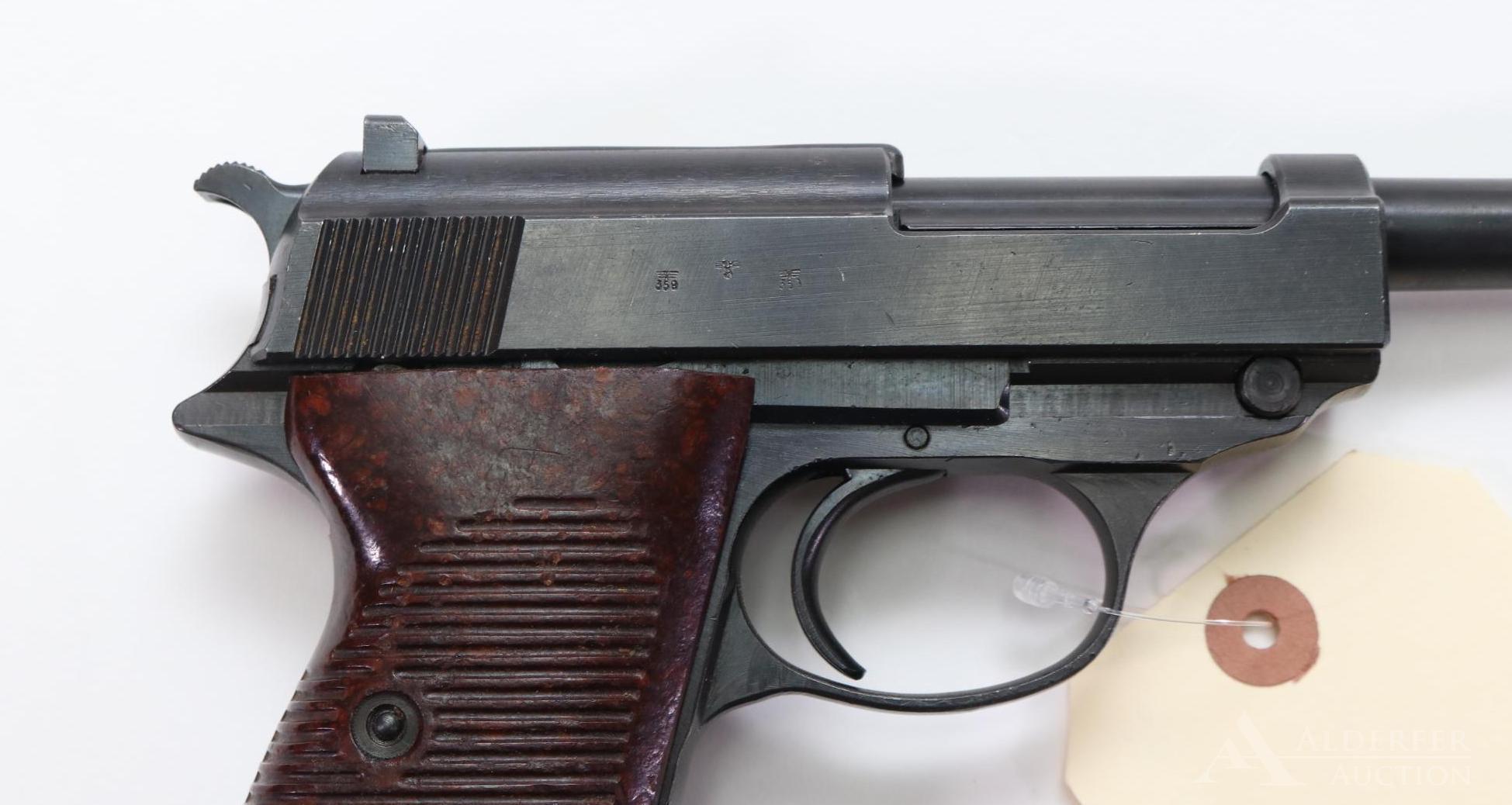 German Walther P38 Semi-Automatic Pistol.