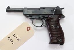 German Walther P38 Semi-Automatic Pistol.