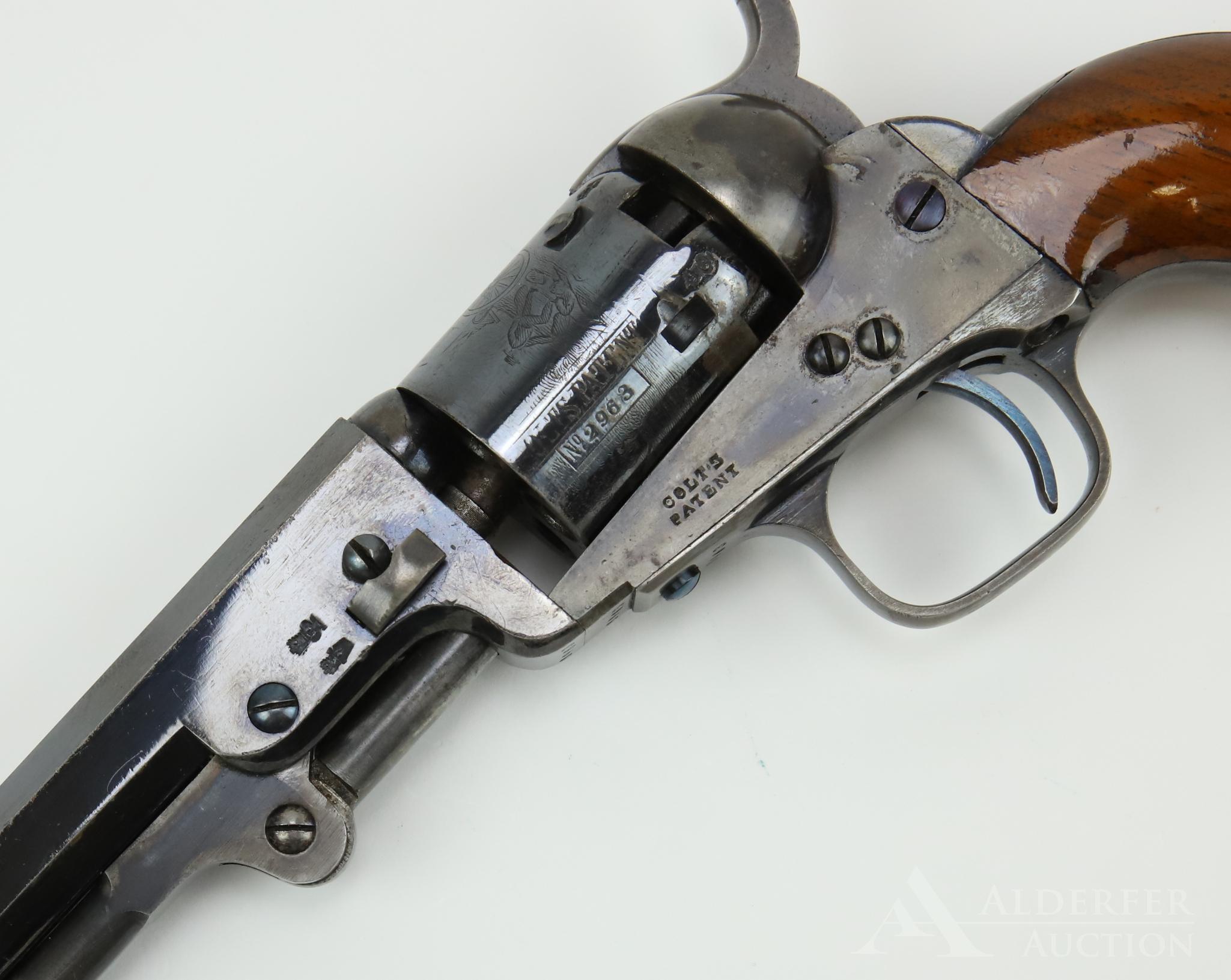 Cased Colt (London) Model 1849 Pocket Revolver with Accoutrements