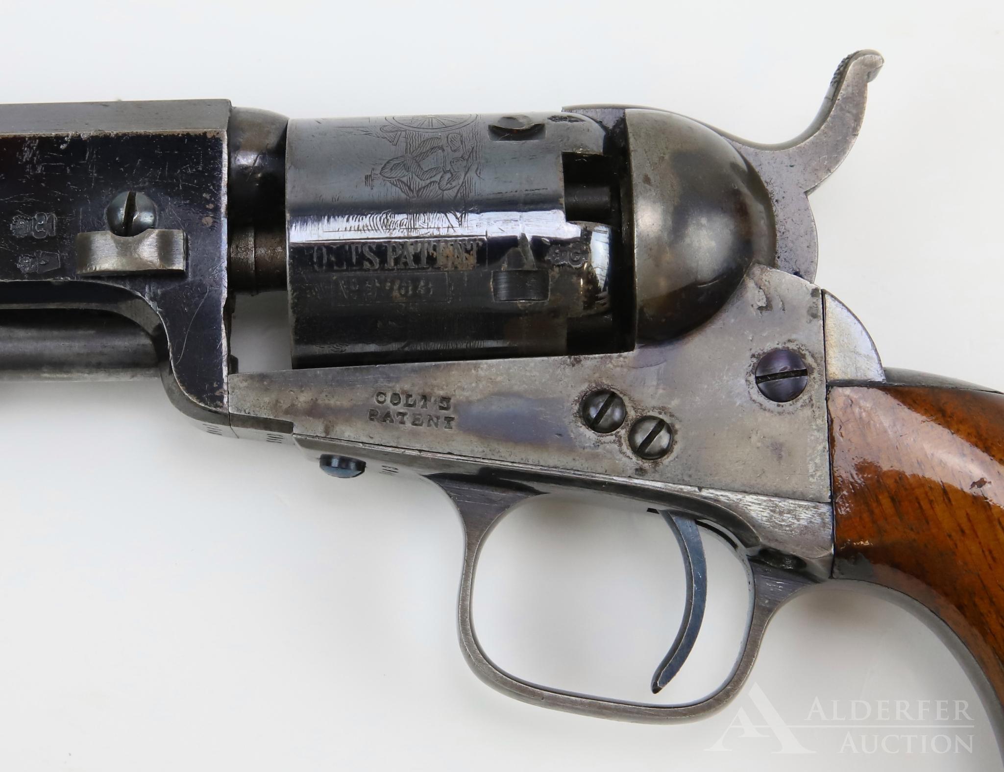 Cased Colt (London) Model 1849 Pocket Revolver with Accoutrements