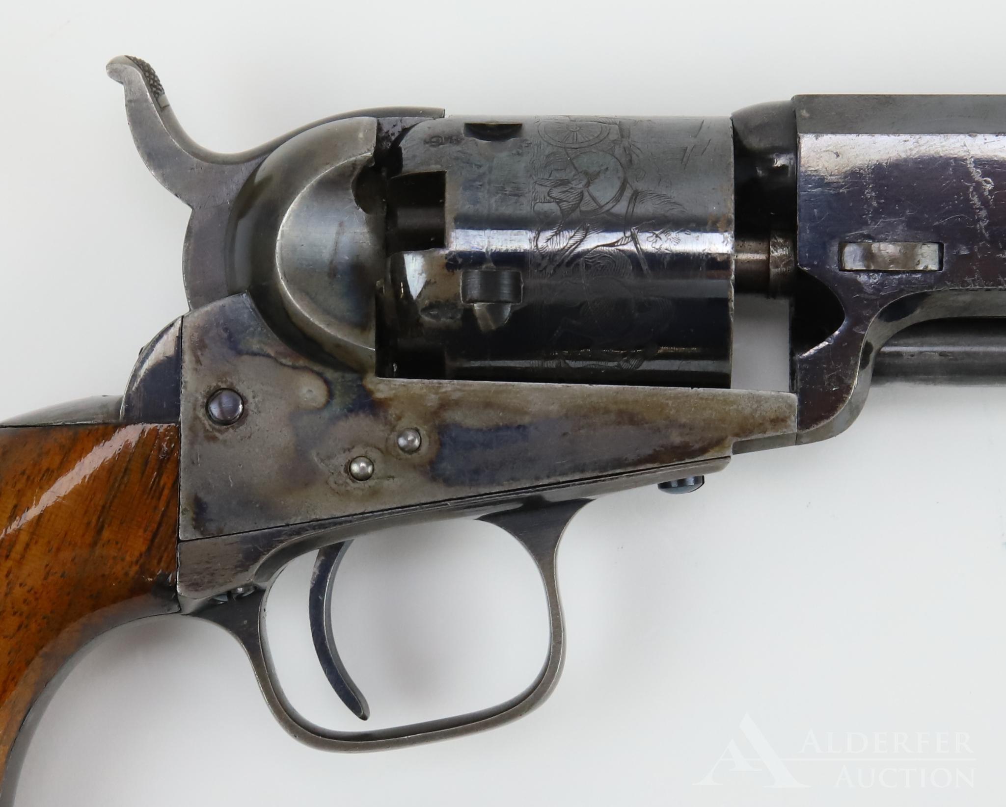 Cased Colt (London) Model 1849 Pocket Revolver with Accoutrements