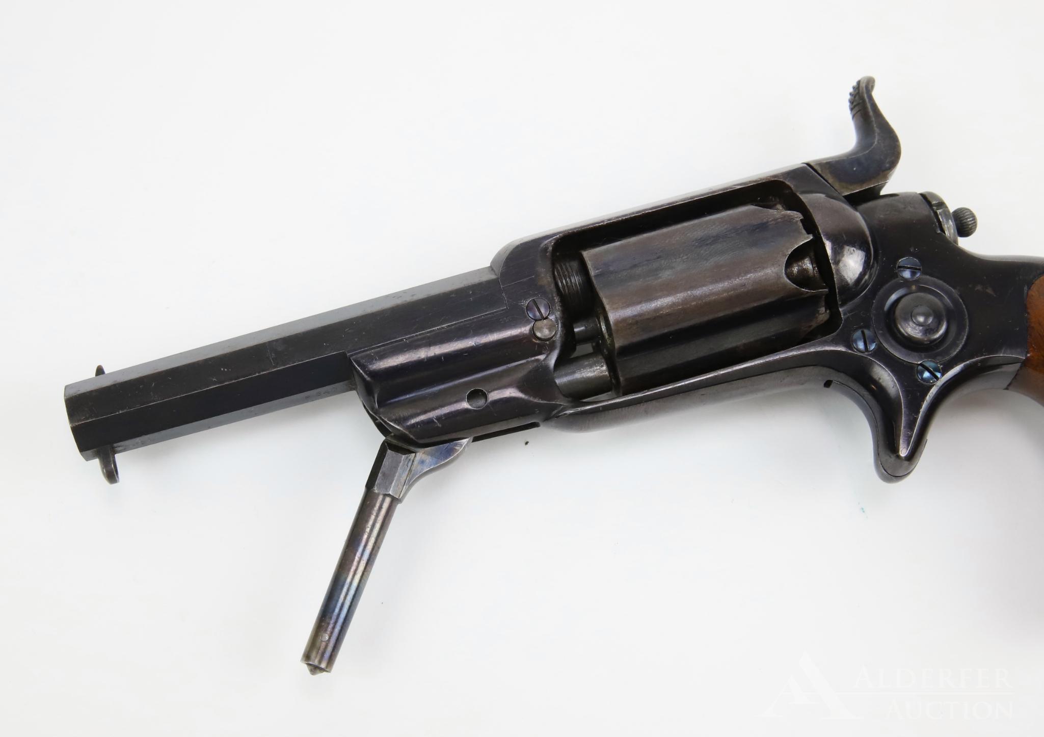 Cased Colt Model 1855 'Root' Pocket Revolver Model 3a with Accoutrements