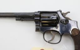 Smith & Wesson Hand Ejector double action revolver.