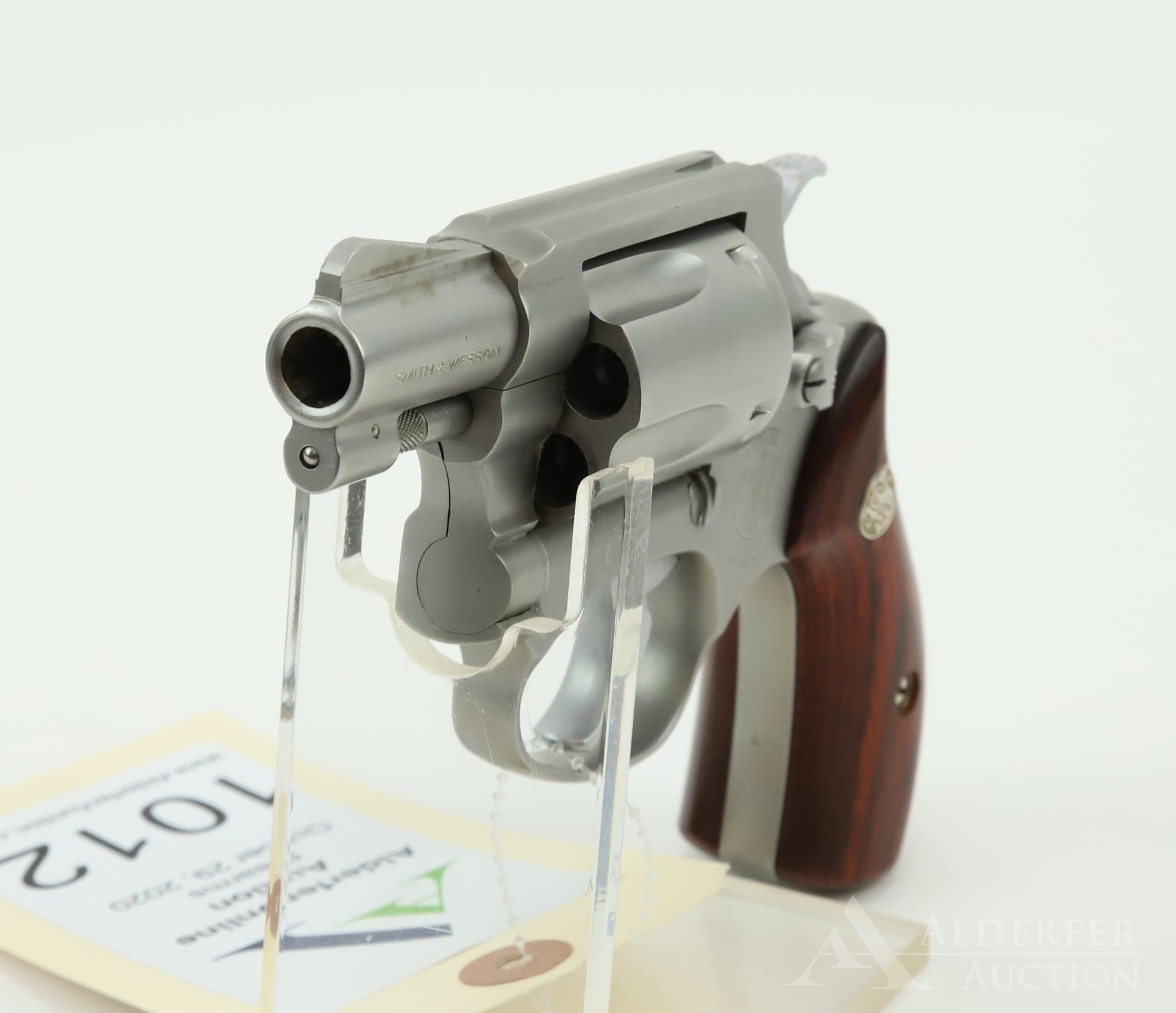 Smith & Wesson 60-3 Lady Smith double action revolver.