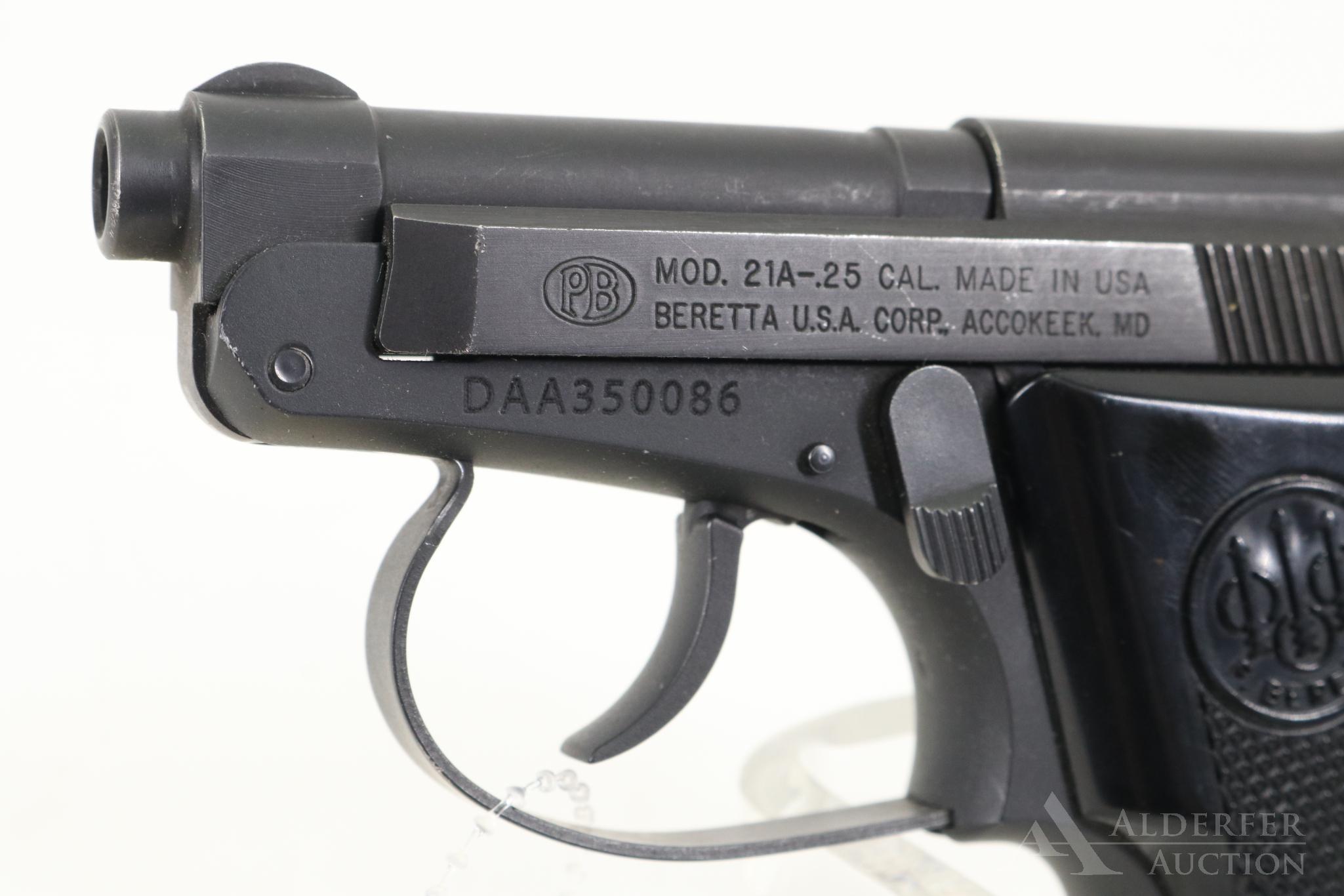Beretta 21A semi auto pistol