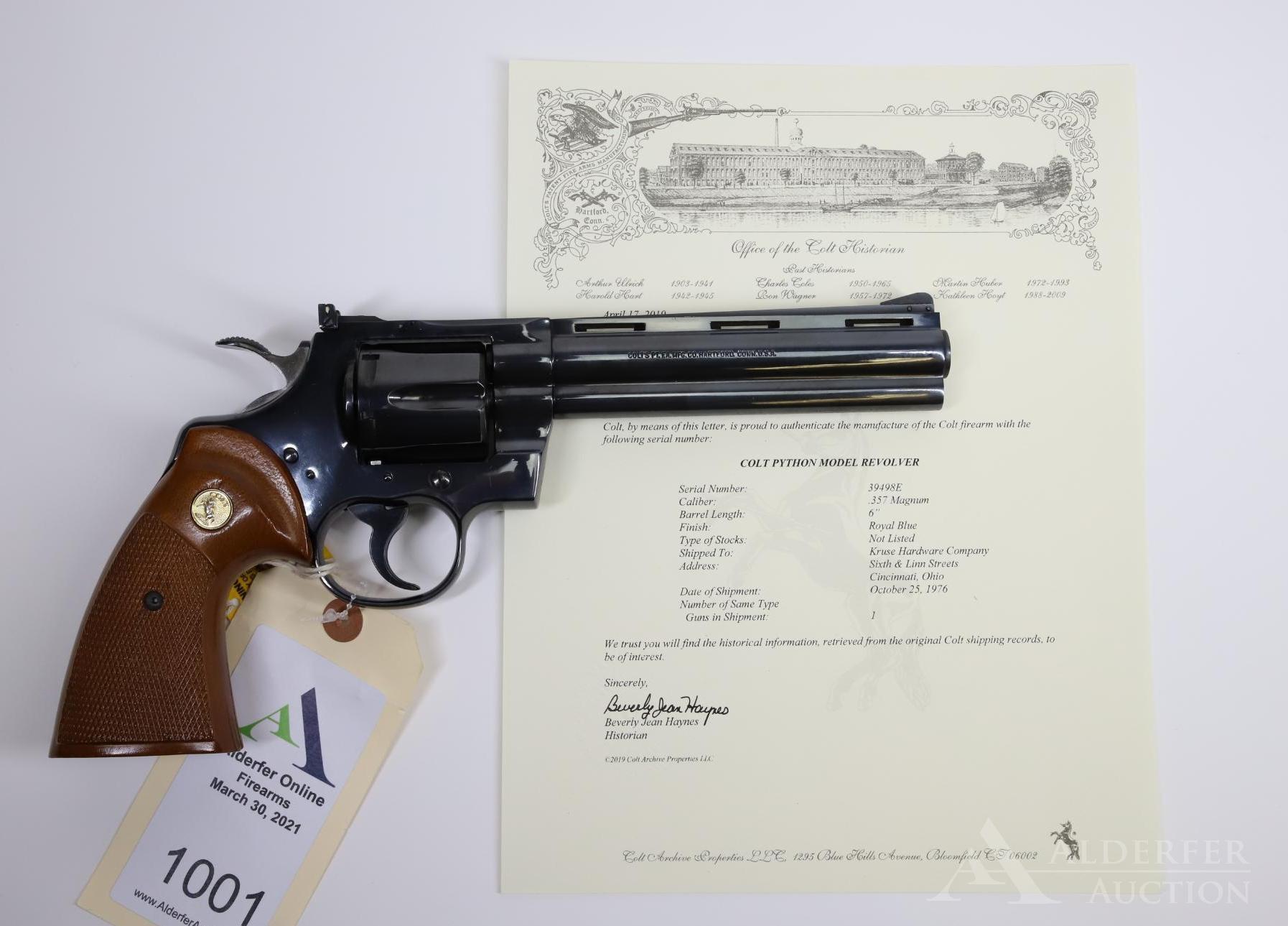 Colt Python Double Action Revolver