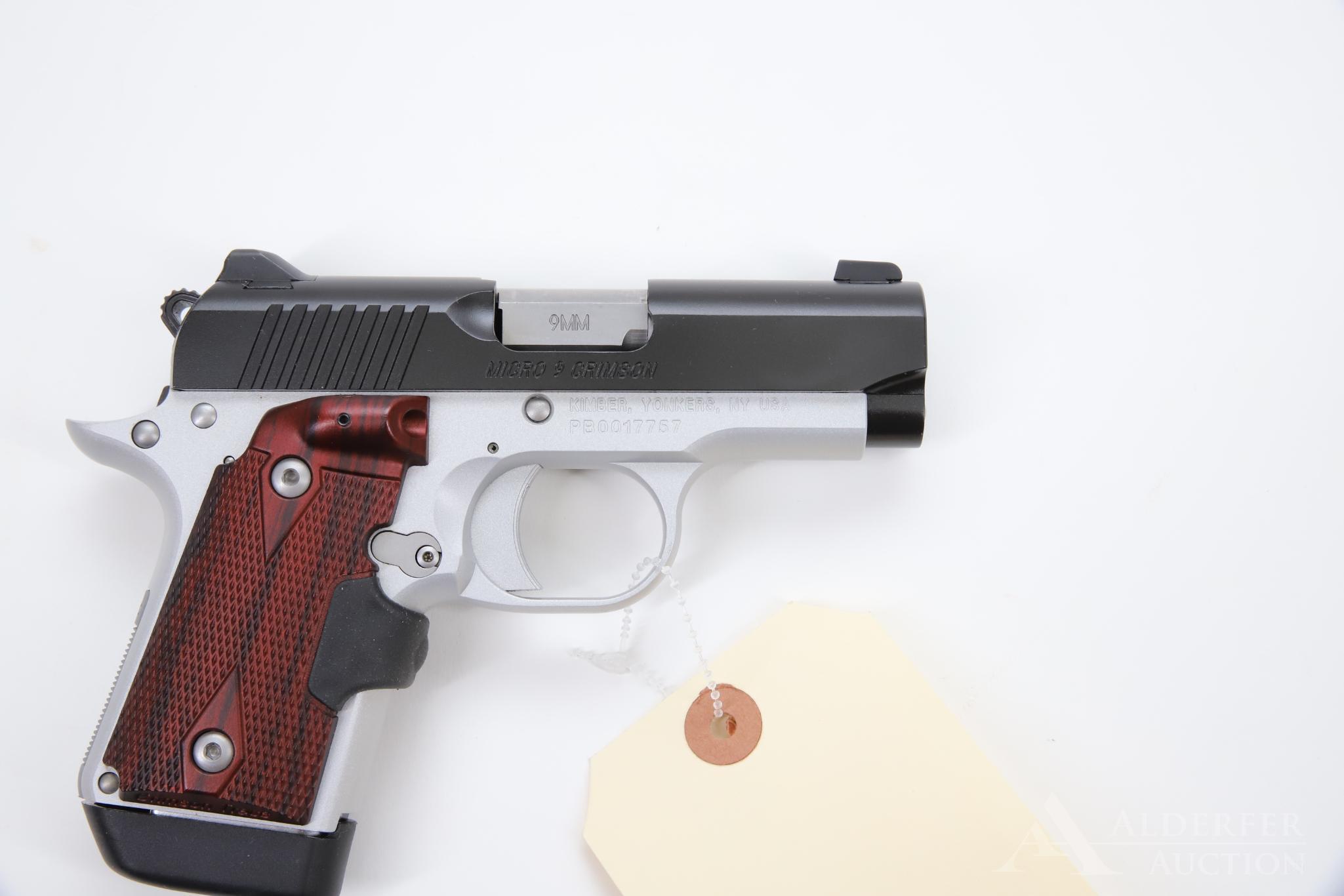 Kimber Micro 9 Crimson Carry Semi Automatic Pistol