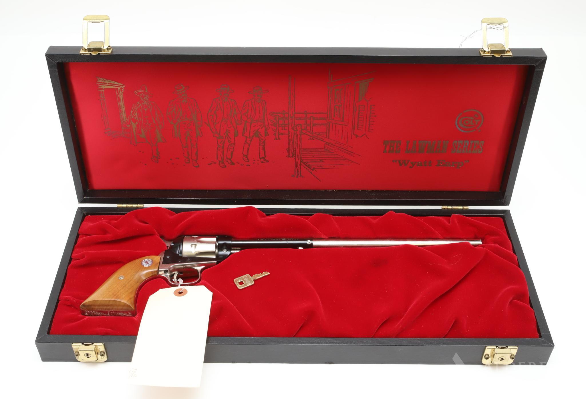Colt Frontier Scout Lawman Series Wyatt Earp Commemorative Single Action Revolver Cased Set