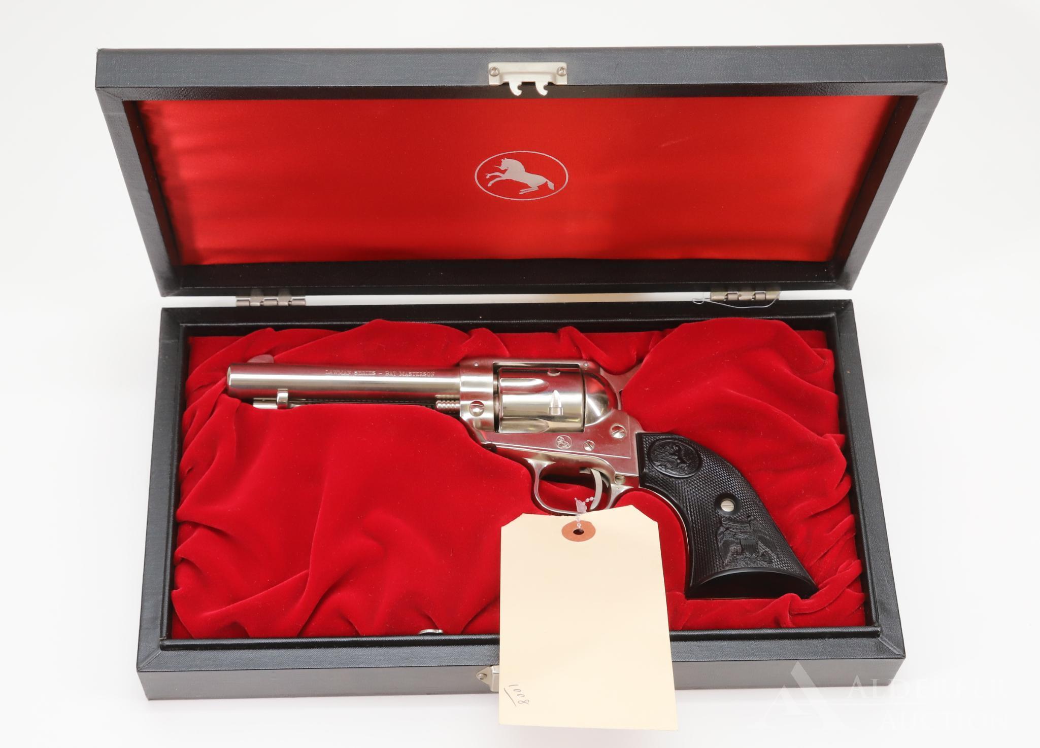 Colt Frontier Scout Lawman Series Bat Masterson Commemorative Single Action Revolver Cased Set