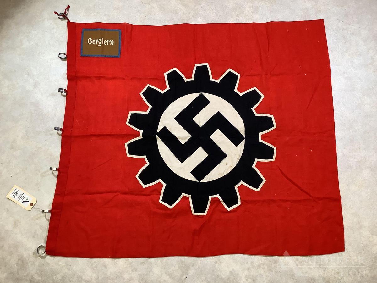 German WWII DAF Parade Flag/Standard