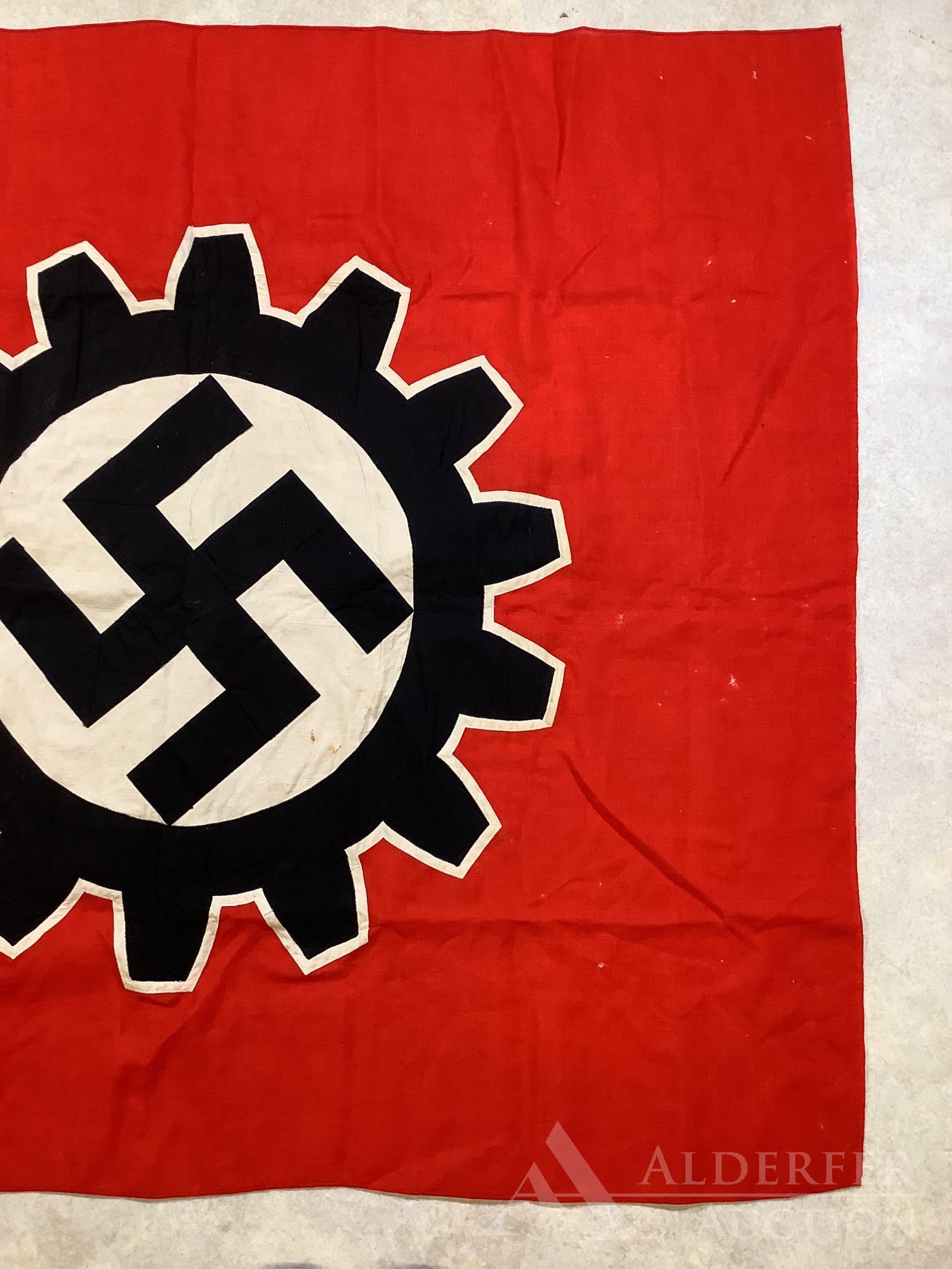 German WWII DAF Parade Flag/Standard