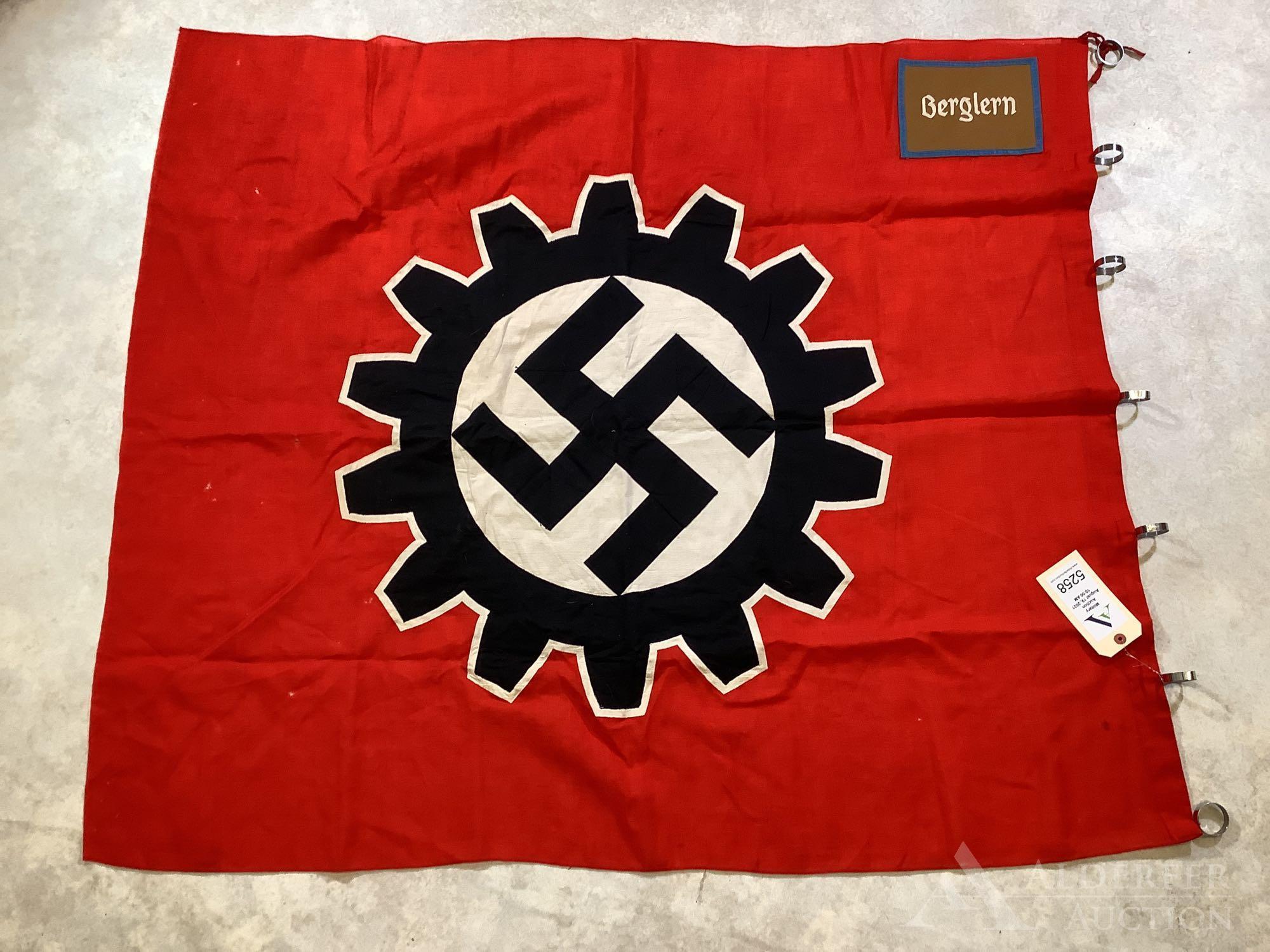 German WWII DAF Parade Flag/Standard