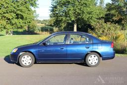 2003 Honda Civic Passenger Car, VIN # 2HGES16533H608122