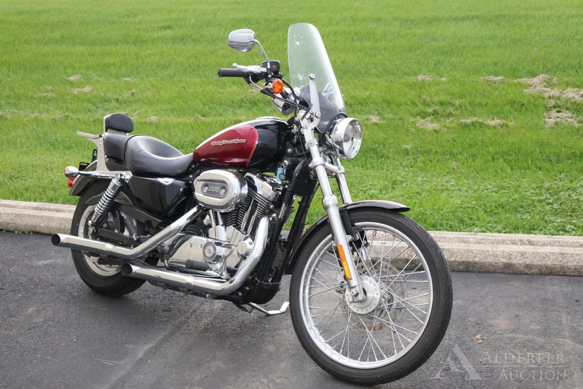 2005 Harley-Davidson XL 1200C Motorcycle, VIN # 1HD1CGP175K419945