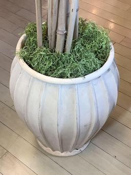 Planter with Bamboo