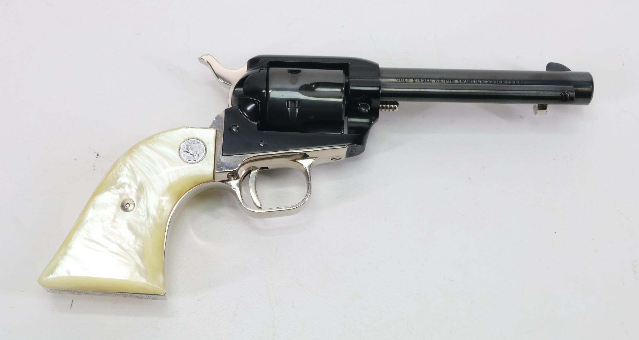 Cased Colt Nevada Centennial Frontier Scout Single Action Revolver