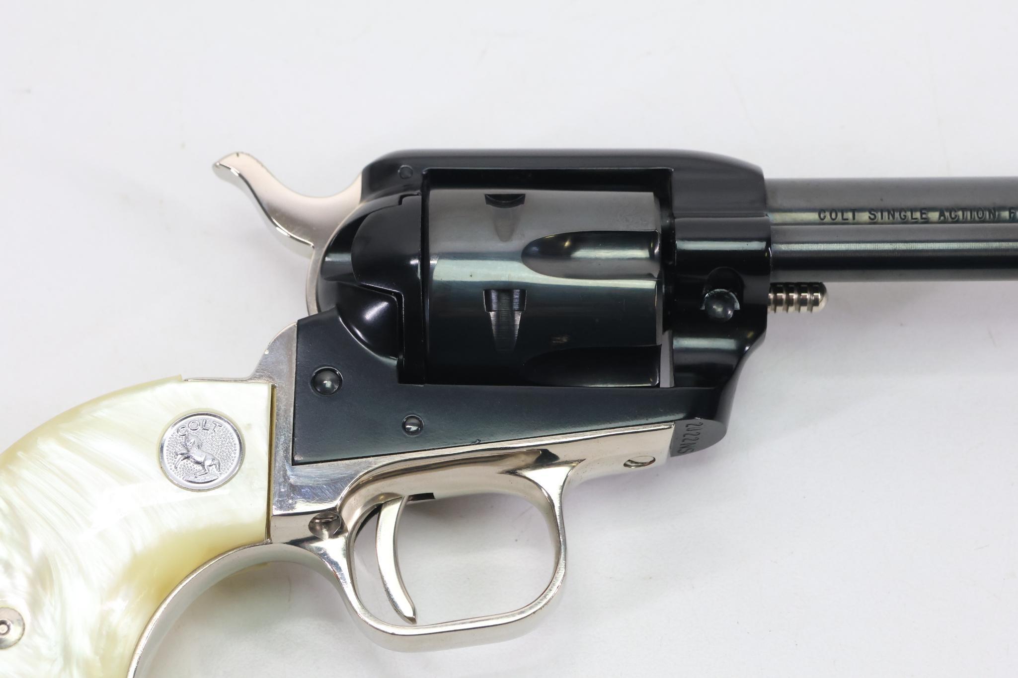 Cased Colt Nevada Centennial Frontier Scout Single Action Revolver