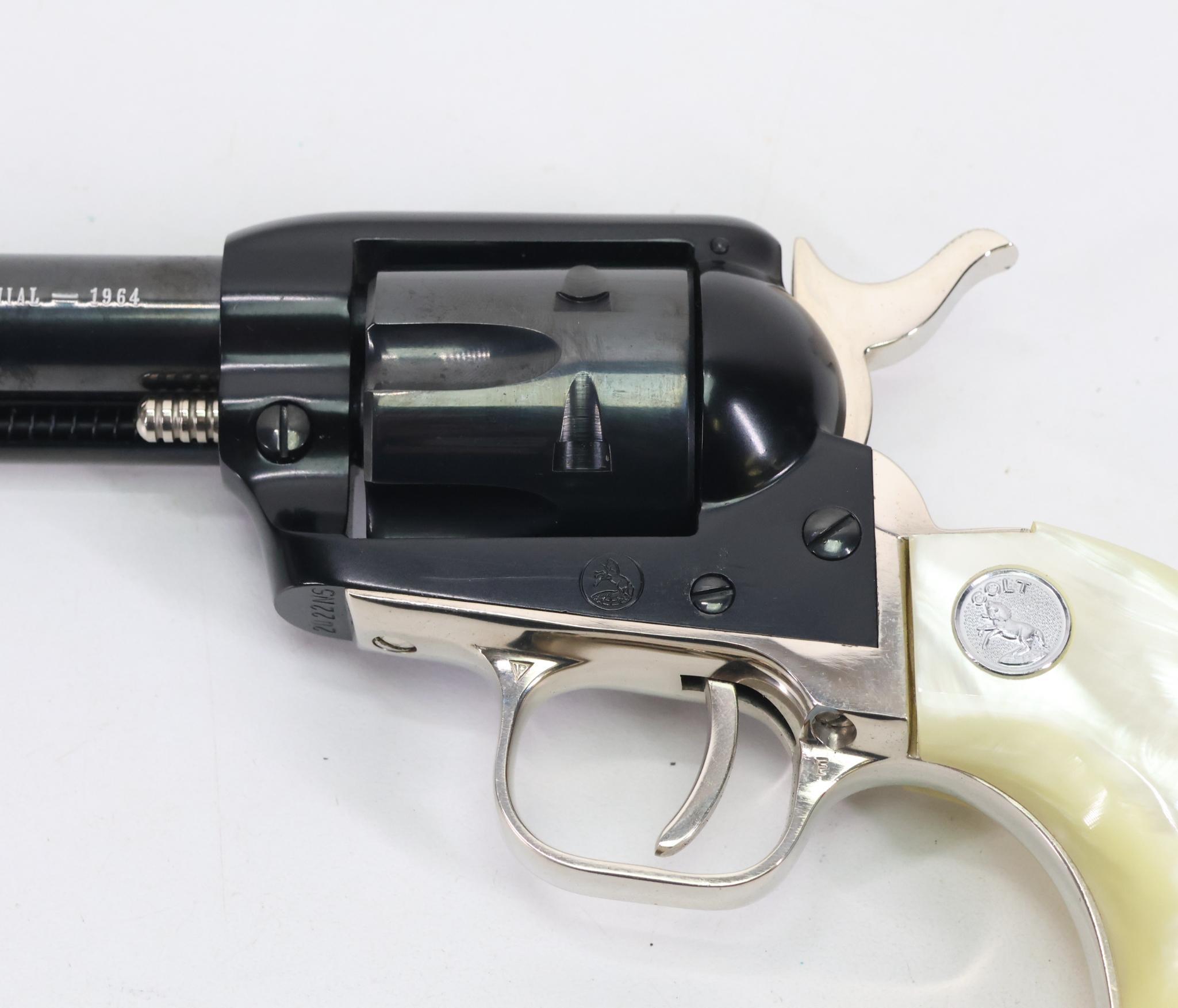 Cased Colt Nevada Centennial Frontier Scout Single Action Revolver