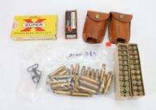 Winchester Model 88 284 Win Magazine, Ammo Brass And More