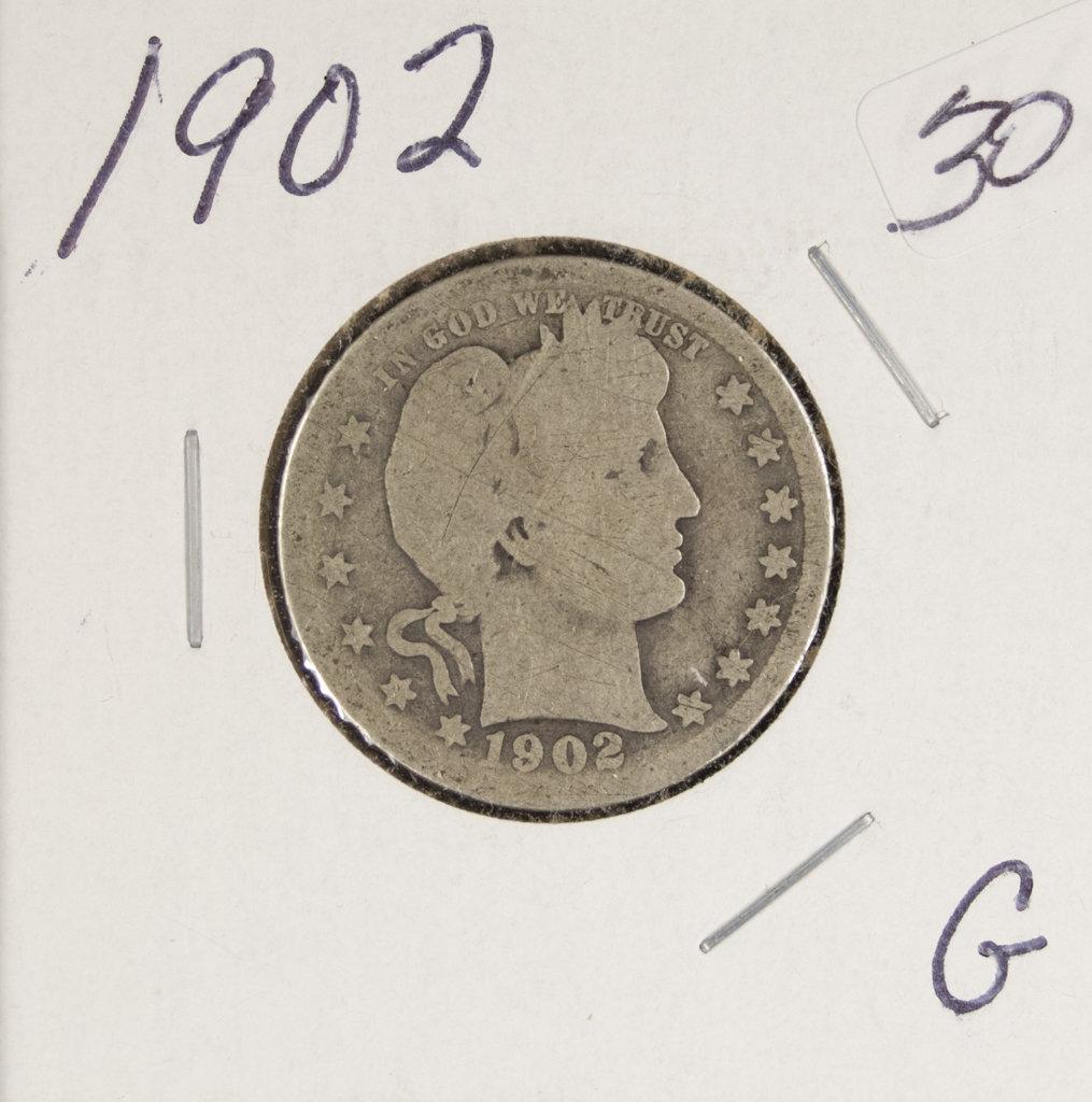 1902 Barber Quarter - G