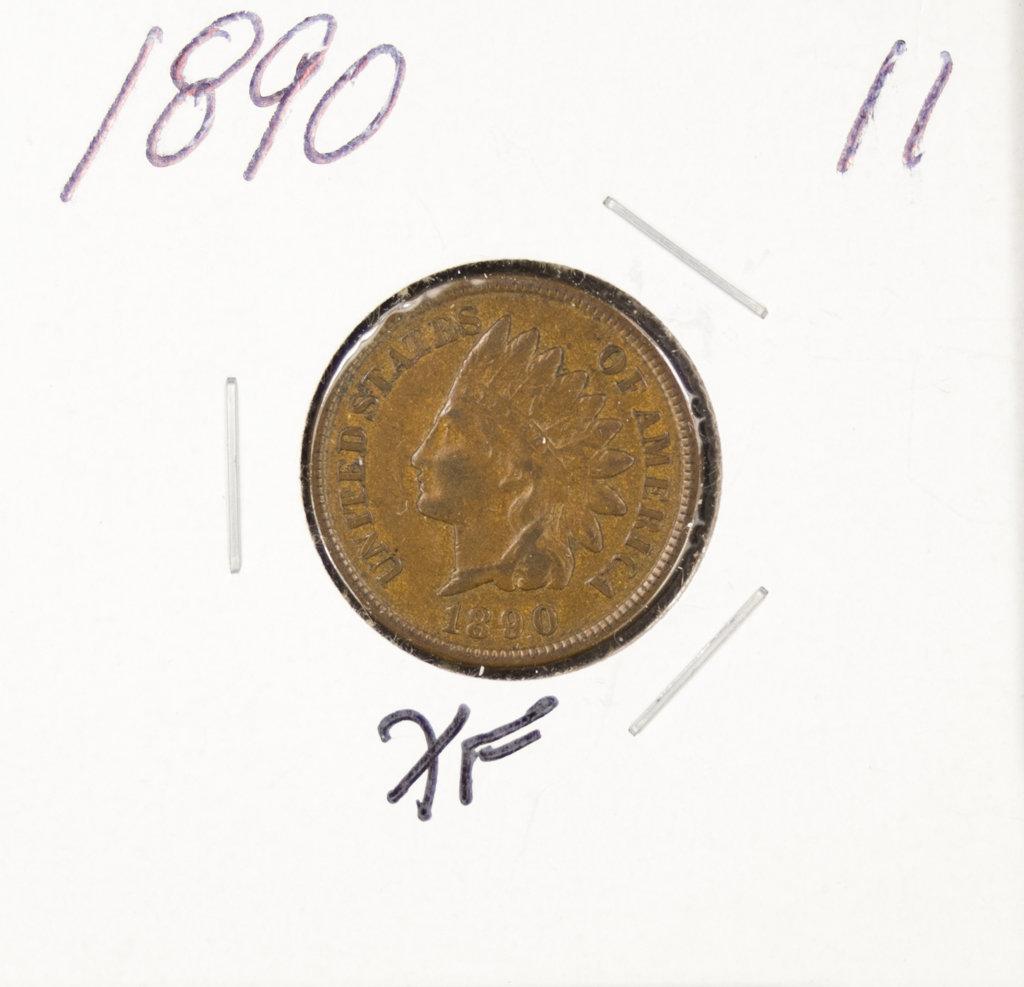 1890 Indian Head Cent - XF