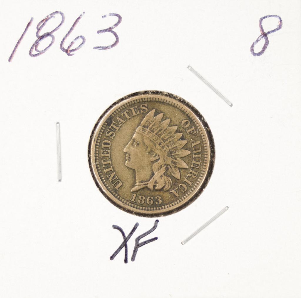 1863 Indian Head Cent - XF