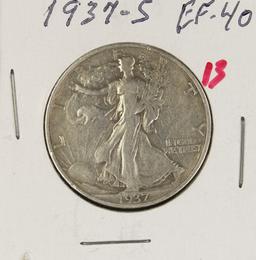 (2)1937-S WALKING LIBERTY